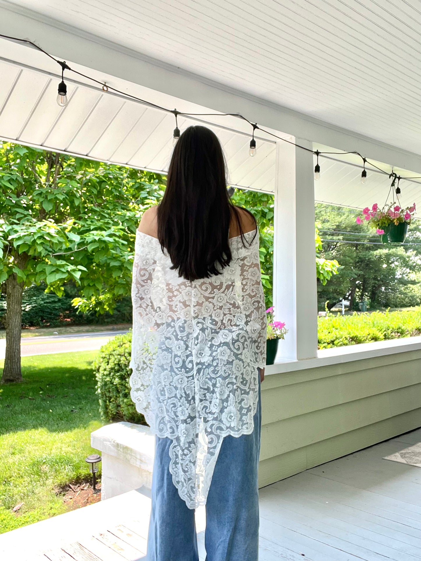 Lace Cape Poncho
