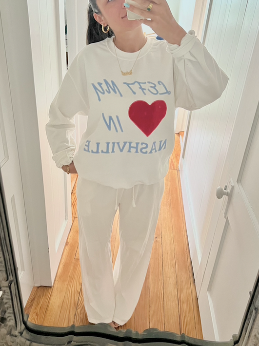Left My Heart in Nashville Crewneck