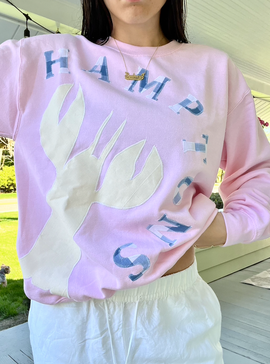 Pink Lobster Crewneck