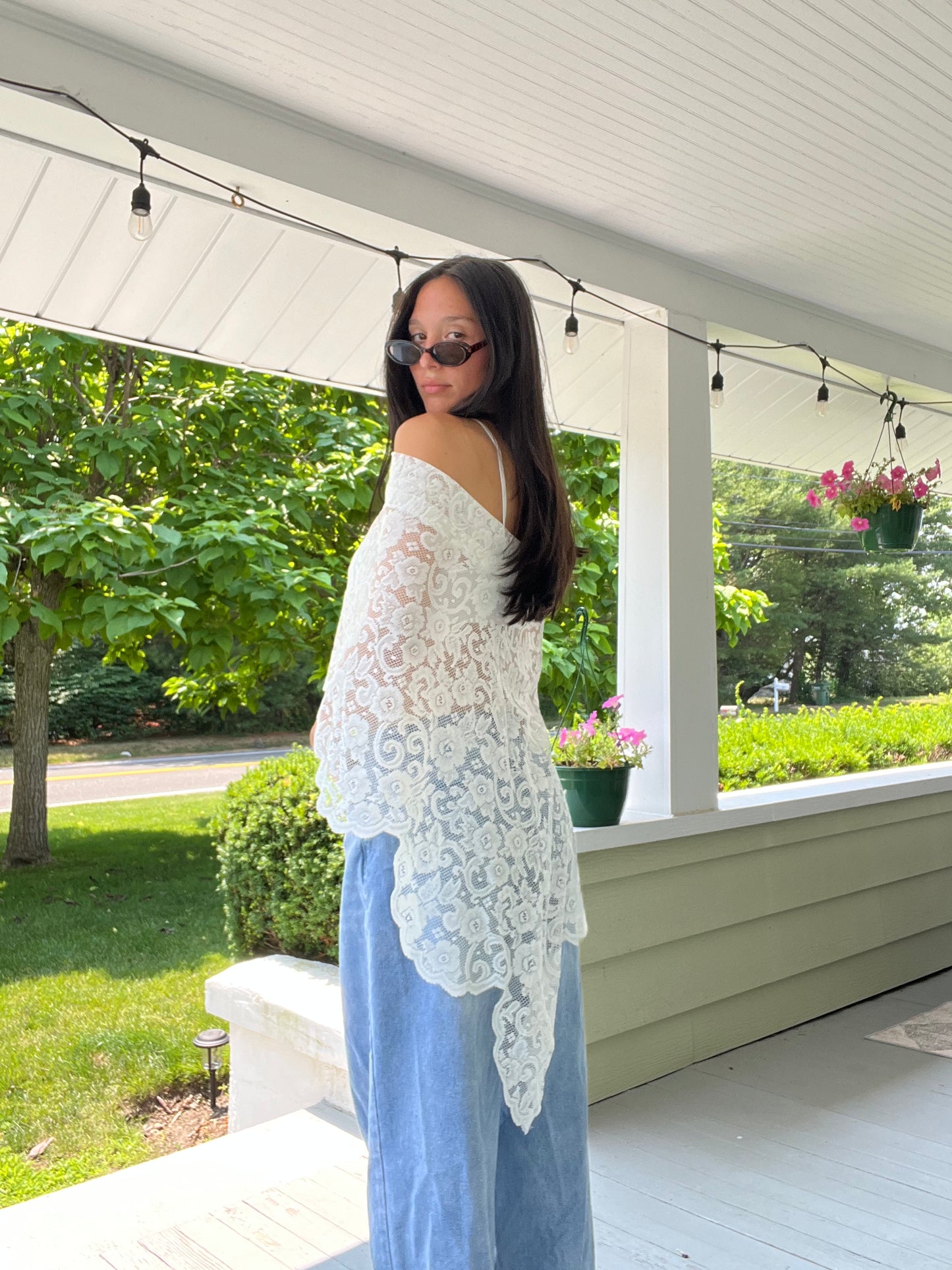 Lace Cape Poncho