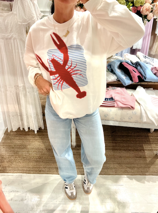 Nautical Lobster Crew Neck