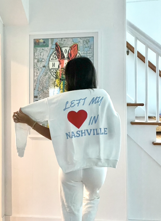 Left My Heart in Nashville Crewneck