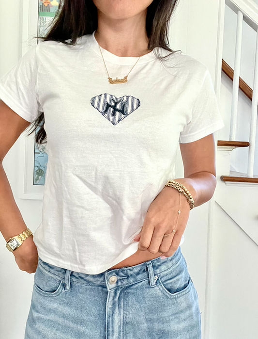 Baseball Tee Navy