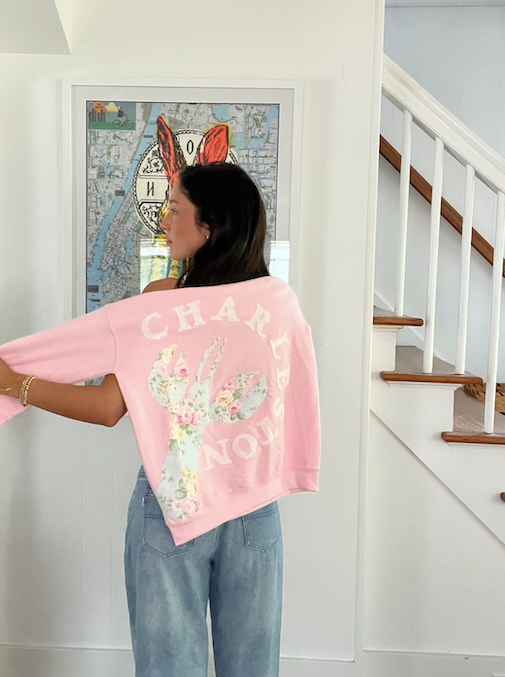 Pink Charleston Lobster Crewneck
