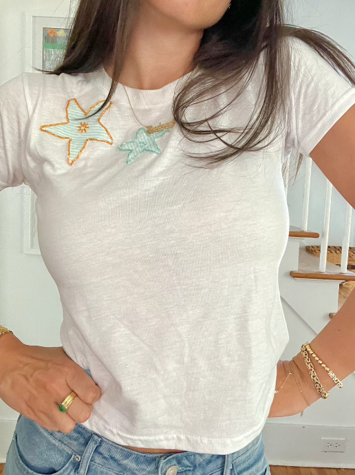 Beaded Starfish Tee