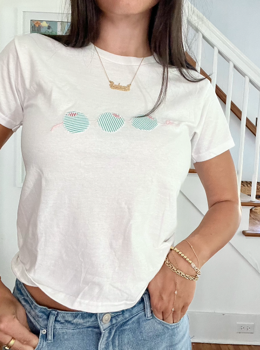 White Olive Martini Tee