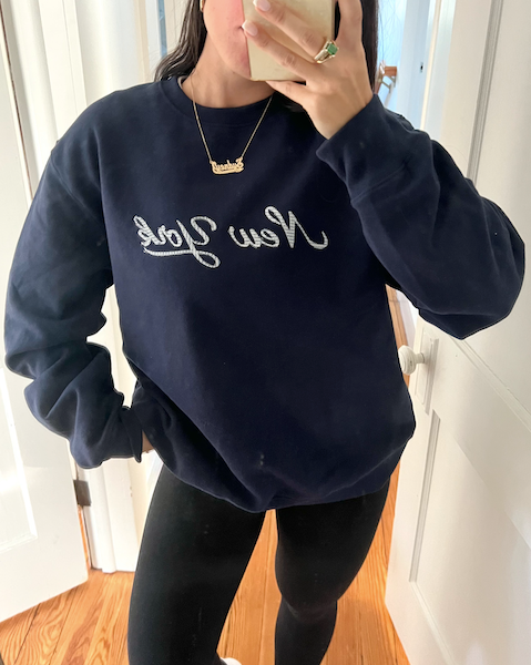 New York Baseball Crewneck