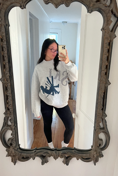 Oversized Ski Mock Neck