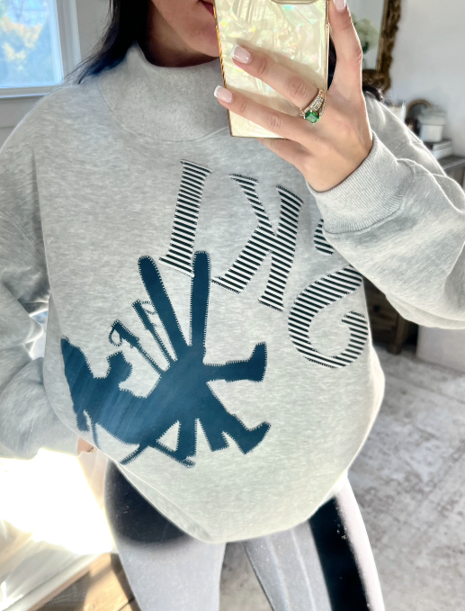 Oversized Ski Mock Neck
