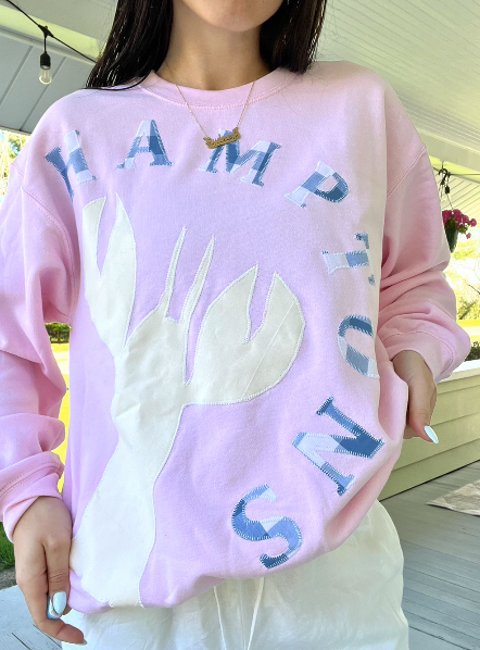 Pink Lobster Crewneck