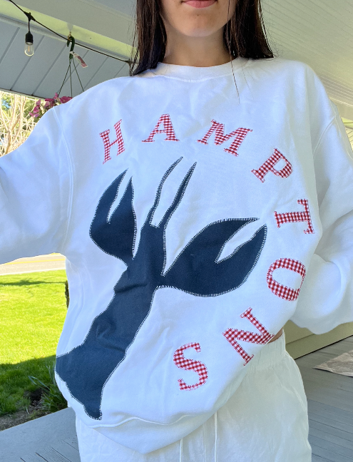 Navy Lobster Crewneck